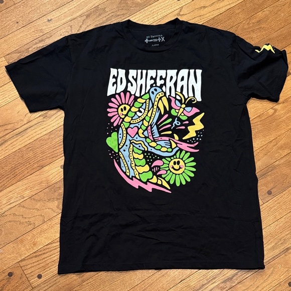 Ed Sheeran Other - Ed Sheeran Black Graphic Tee